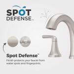 Pfister Ladera 8 in. Widespread Double Handle Bathroom Faucet in Spot Defense Brushed Nickel ( LF-049-LRGS)