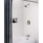 MOEN Banbury Single Handle 1-Spray Tub and Shower Faucet 1.75 GPM in Spot Resist Brushed Nickel (Valve Included)