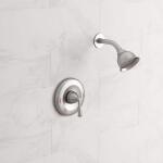 Moen Banbury Spot Resist Brushed Nickel 1-Spray Single Handle Shower Faucet 1.75 GPM (Valve Included)