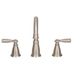 Moen Banbury 8 in. Spot Resist Brushed Nickel Widespread Double Handle High-Arc Bathroom Faucet (Valve Included)