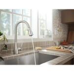 MOEN Doherty Single Handle Pull-Down Kitchen Faucet, Spot Resist Stainless