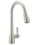 MOEN Doherty Single Handle Pull-Down Kitchen Faucet, Spot Resist Stainless