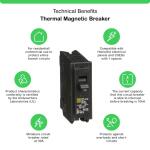 Square D Single-Pole Circuit Breaker Homeline 30 Amp (HOM130CP)