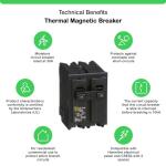 Square D 2-Pole Circuit Breaker Homeline 30 Amp (HOM230CP)