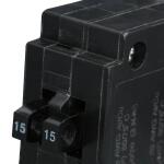 Square D Single-Pole Tandem Circuit Breaker Homeline 2-15 Amp