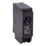 Square D Single-Pole Tandem Circuit Breaker Homeline 2-15 Amp