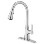 American Standard Fairbury 2S Stainless Steel Single-Handle Pull-Down Sprayer Kitchen Faucet (7418300.075)