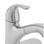 Glacier Bay Market Stainless Steel Single-Handle Kitchen Faucet with Pull-Out Sprayer (HD67737-0008D2)