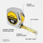 StanleyPowerLock 16 ft. Tape Measure