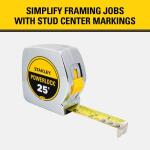 StanleyPowerLock Tape Measure 25 ft.