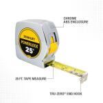 StanleyPowerLock Tape Measure 25 ft.