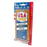 U.S.A. Gold 12ct Premium #2 HB Pencils Wood Yellow