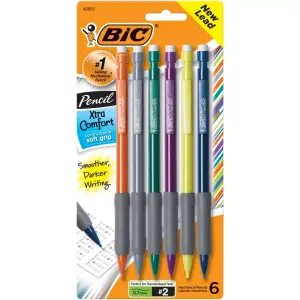 BiC 6ct 0.7mm #2 Mechanical Pencils