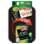 Crayola 8-Count Dry Erase Board Set with Dry Erase Crayons