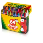 Crayola 64-Count Classic Crayons with Sharpener