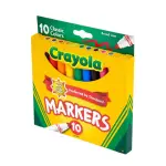 Crayola 10-Count Classic Markers Broad Line