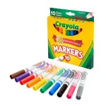 Crayola 10-Count Classic Markers Broad Line