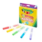 Crayola 10-Count Kids Broadline Markers - Bold and Bright