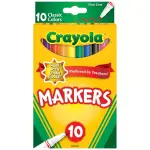 Crayola 10-Count Kids Fine Line Markers Classic Colors