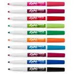 Expo 10pk Dry Erase Markers Fine Tip Multicolored