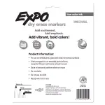 Expo 10pk Dry Erase Markers Fine Tip Multicolored