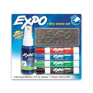 Expo 6pk Dry Erase Marker Starter Set