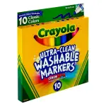 Crayola 10-Count Classic Colors Washable Broad Line Markers