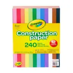 Crayola 12-Color 240-Sheet Construction Paper