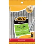 BiC 10pk Black Xtra Life Ballpoint Pens