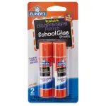 Elmer's 2pk Disappearing Purple Washable School Glue Sticks