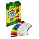 Crayola 20-Count Super Tips Washable Markers