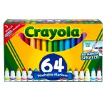 Crayola 64-Count Broad Line Markers with Gel & Window Markers