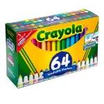 Crayola 64-Count Broad Line Markers with Gel & Window Markers