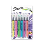 Sharpie 6pk Multicolored Clear View Highlighters Chisel Tip