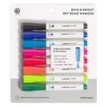 U Brands 8-Count Medium Point Dry Erase Markers