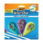 BiC 3pk White Wite-Out Correction Tape Mini