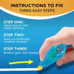 BiC 3pk White Wite-Out Correction Tape Mini