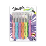 Sharpie 12pk Multicolored Clear View Highlighters Chisel Tip