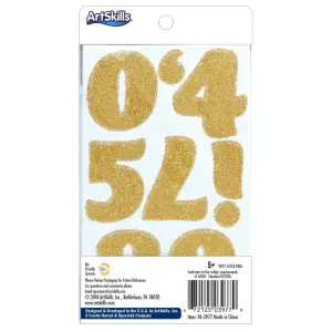 ArtSkills 72pc Gold Letter Stickers & Numbers