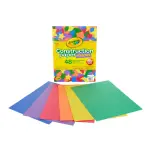 Crayola 48-Page Construction Paper with Pop Out Shapes