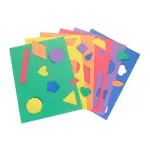 Crayola 48-Page Construction Paper with Pop Out Shapes