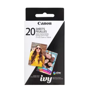 Canon ZINK (20 Sheets) Photo Paper Pack for the IVY Mini Photo Printer