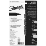 Sharpie 5pk Black Permanent Markers Fine Tip