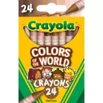 Crayola 24-Count Crayons Colors of the World