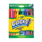 Crayola 10-Count Clicks Retractable Markers