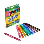 Crayola 10-Count Clicks Retractable Markers