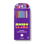 Mondo Llama 12-Countt Colored Pencils Metallic