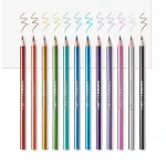 Mondo Llama 12-Countt Colored Pencils Metallic