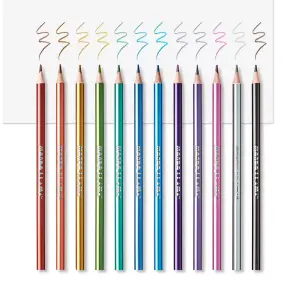 Mondo Llama 12-Countt Colored Pencils Metallic