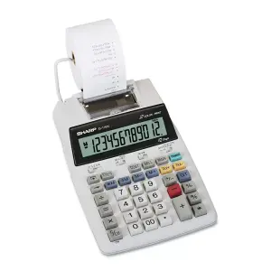 Sharp EL-1750V 2-Color Printing Calculator